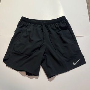 Small Men’s Black Dri-Fit 7” Brief-Lined Running Shorts